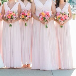 Dressy collection blush chiffon dress